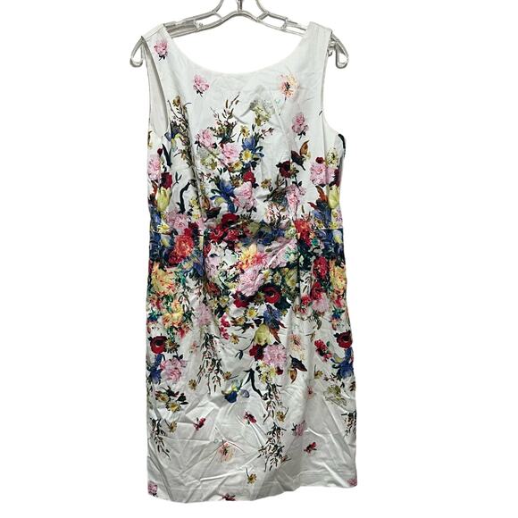 Talbots Floral Print Midi Dress - Multicolor - Picture 1 of 7